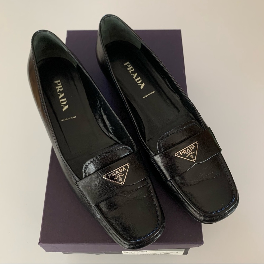 Prada Women’s Size 38 Calzature Donna Loafers - Picture 6 of 11